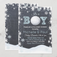 Bola de nieve es una invitación a un chico de Baby