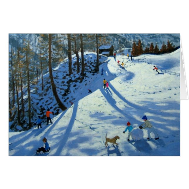 Bola de nieve grande Zermatt (Anverso (Horizontal))