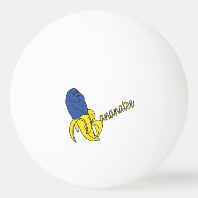 Bola de ping-pong afortunada de Bananatee (Anverso)