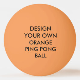 Bola de ping-pong ANARANJADA personalizada