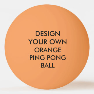 Bola de ping-pong ANARANJADA personalizada