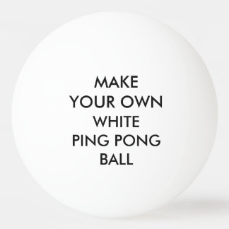 Bola de ping-pong BLANCA personalizada