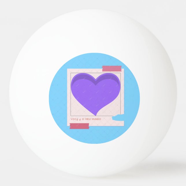 Bola de Ping Pong da minha primeira música  (Anverso)