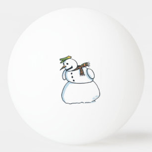 Bola de ping pong de 1 estrella de Snowman