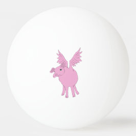 bola de ping pong de cerdo volante