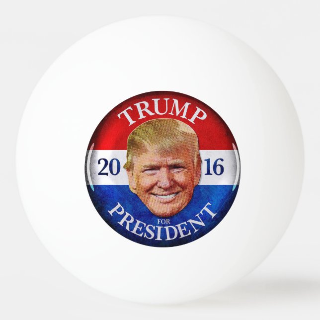 BOLA DE PING-PONG DE DONALD TRUMP (Reverso)