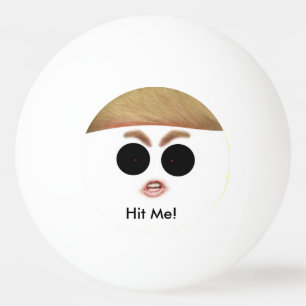 Bola de ping-pong de Donald Trump.  ¡Golpéela!
