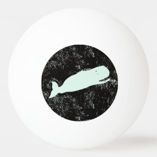 bola de ping-pong de la ballena blanca