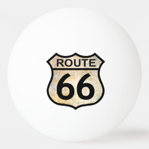 Bola de ping-pong de la ruta 66