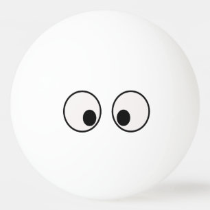 Bola de ping-pong de los globos del ojo