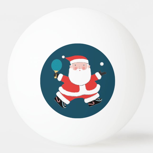 Bola de Ping Pong de Navidad (Anverso)