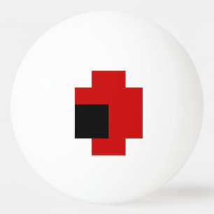 Bola de Ping-Pong de ojos rojos espeluznantes de 8