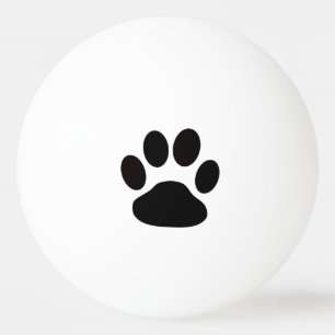 Bola de ping-pong de Pawprint del perro