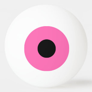 bola de ping-pong de una estrella - rosa y negro