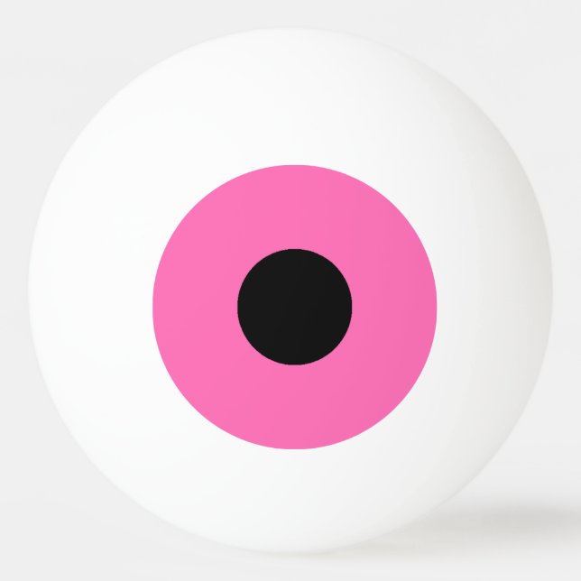 bola de ping-pong de una estrella - rosa y negro (Reverso)