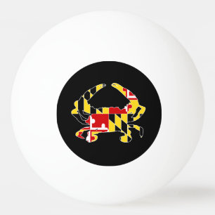Bola de ping-pong del cangrejo de la bandera de