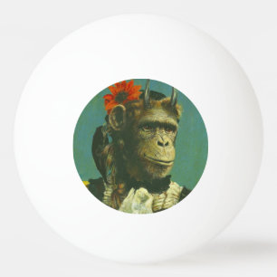 Bola de ping-pong del mono del mutante