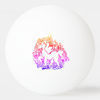 Bola de ping-pong del unicornio