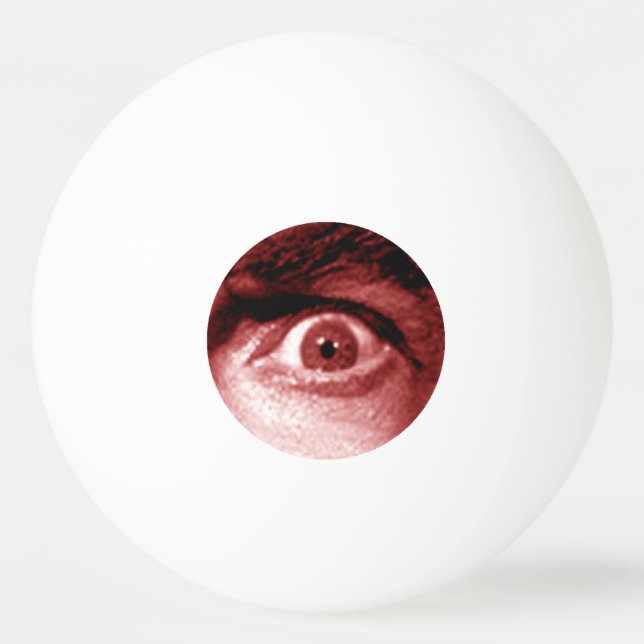Bola de ping-pong - diseño del ojo de la novedad (Anverso)