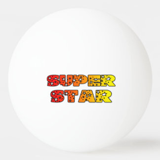 Bola de ping-pong estupenda de la estrella
