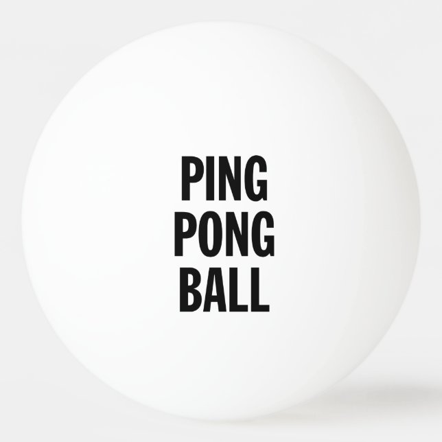 Bola de ping-pong genérica (Anverso)