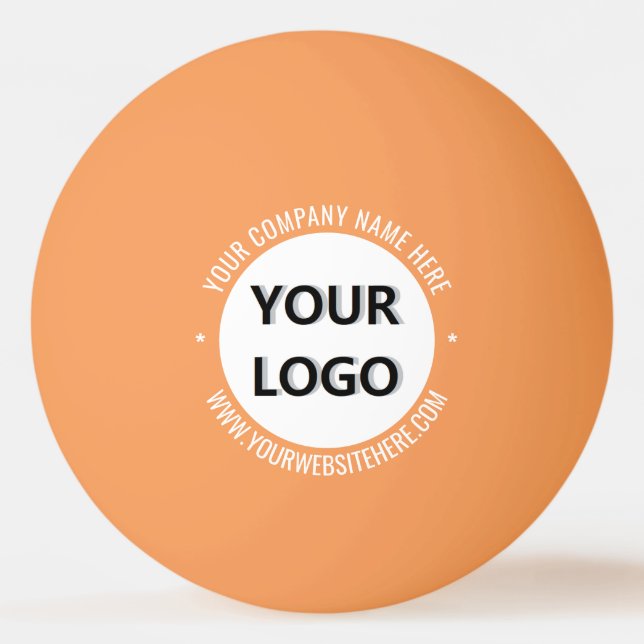 Bola de Ping Pong Personalizada con Logo o Foto y  (Anverso)