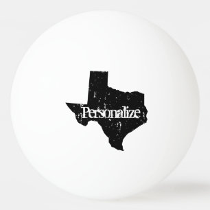 Bola de ping-pong personalizada de Tejas para los