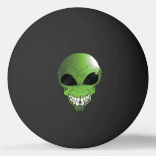 Bola de ping-pong verde de la estrella del