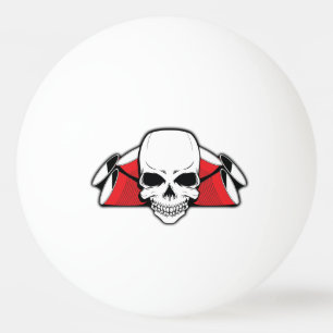 Bola de Pong del cráneo de SINBP y de la cerveza