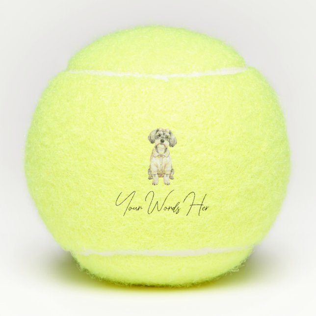 Bola de schnauzer, regalo de perro perfecto (Anverso)