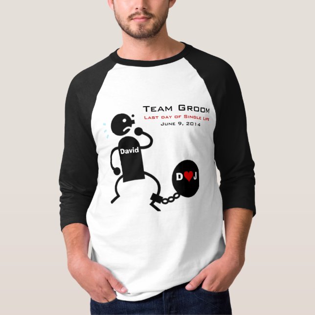 Bola de Team Groom y camiseta de cadena (Anverso)