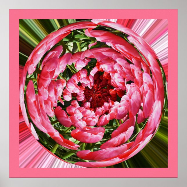 Bola de tulipanes de arte floral (Frente)
