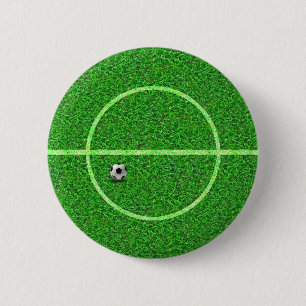 Bola del campo de fútbol del fútbol - botón