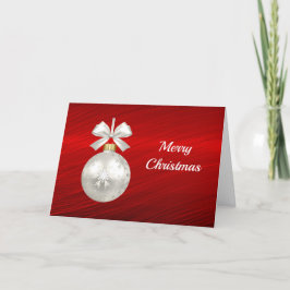 Bola del navidad blanco