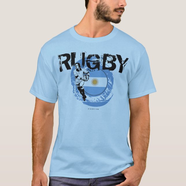 Bola del paso de la camiseta de las fans del rugbi (Anverso)