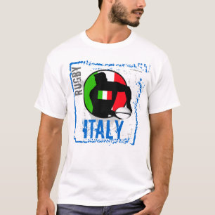 Bola del paso de la camiseta del rugbi de Italia