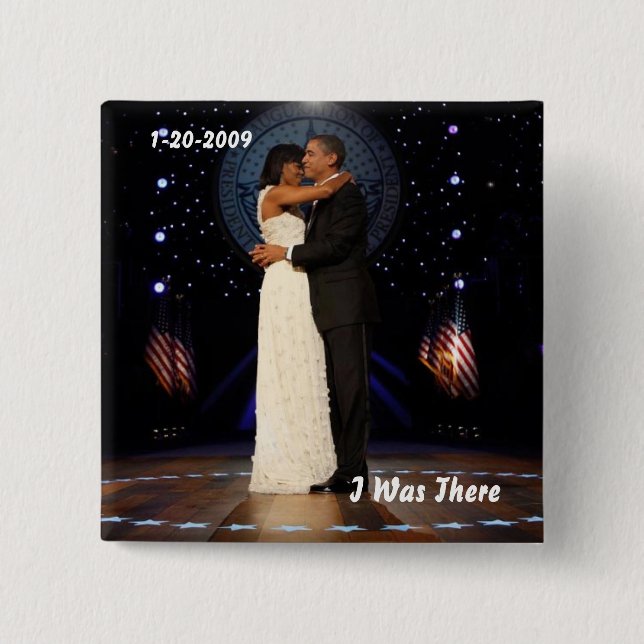 Bola inaugural estaba allí botón (Anverso)