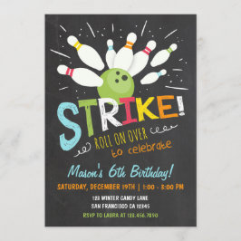 Bola Invitación de cumpleaños Naranja azul