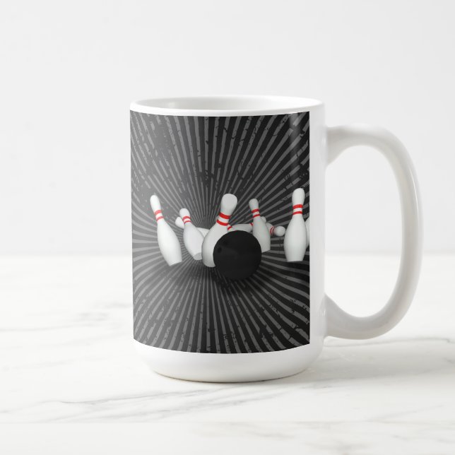Bola y pernos de bolos: modelo 3D: Taza de café (Derecha)