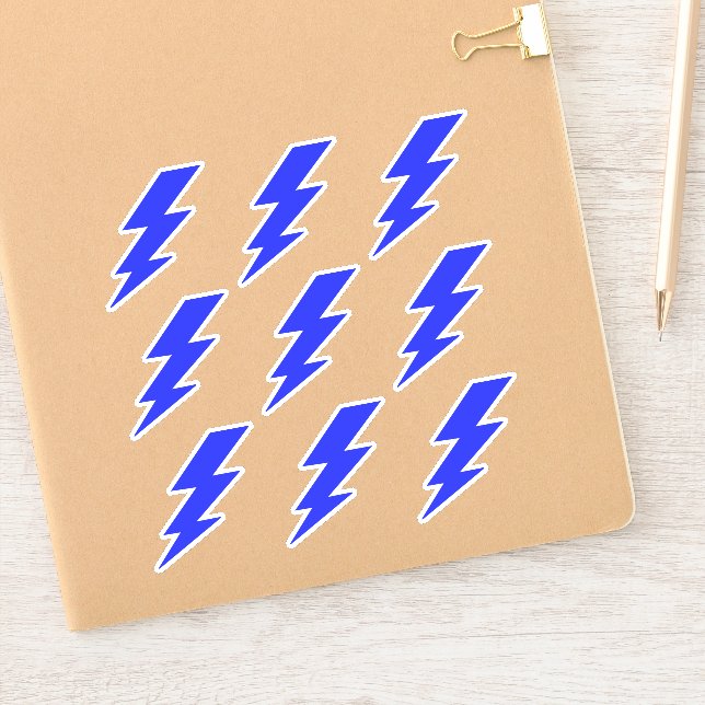 Bolas Blue Lightning - Pegatinas universitarios (Cuaderno)