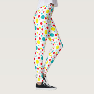Bolas Coloridas Centradas Abstract Leggings