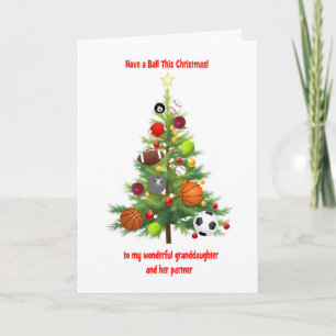 Bolas de árbol de Navidad para nietos y socios