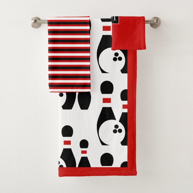 Bolas de bolas y pasadores, rayas y monograma (In situ)