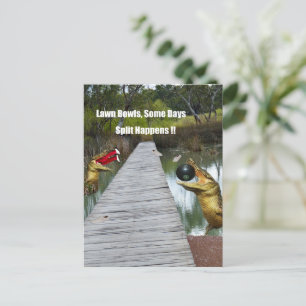 Bolas de césped en Australia, se divide, postal