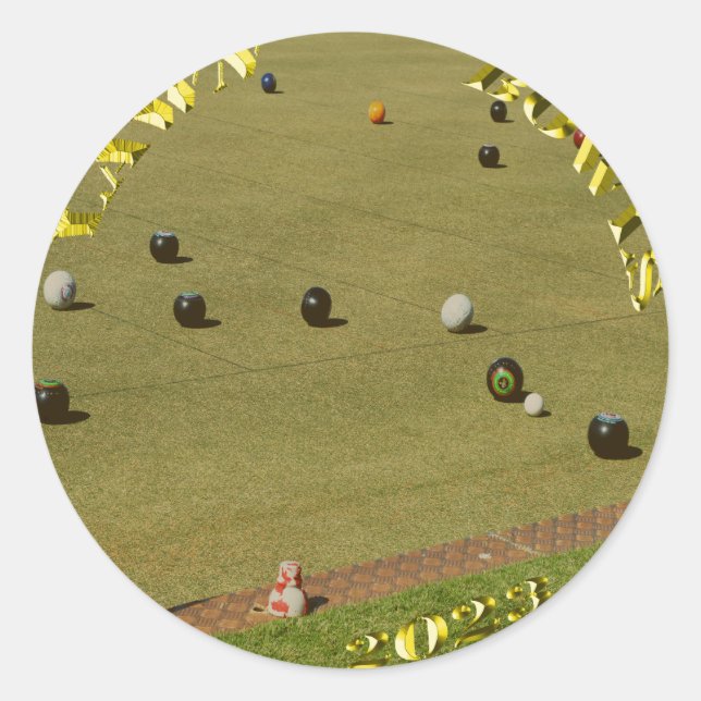 Bolas de césped Moneda de Oro 2023, Pegatinas redo (Anverso)