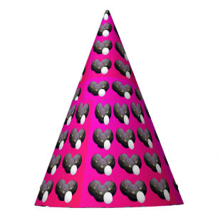 Bolas de césped rosado caliente, Gorras Fiestas