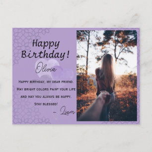 Bolas de corazón y postal de cumpleaños de Persona