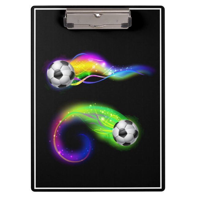 Bolas de fútbol con pestaña en el portapapeles (Anverso)