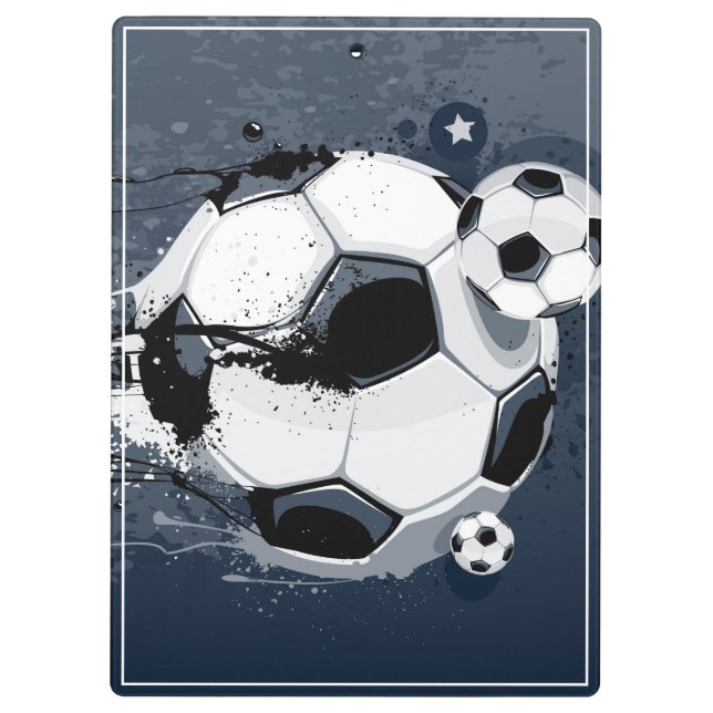 Bolas de fútbol del portapapeles (Reverso)