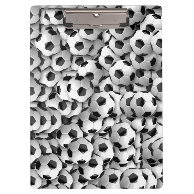 Bolas de fútbol del portapapeles (Anverso)